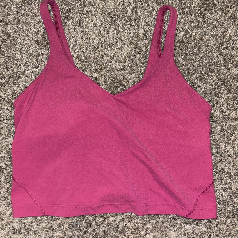 pink lululemon align tank